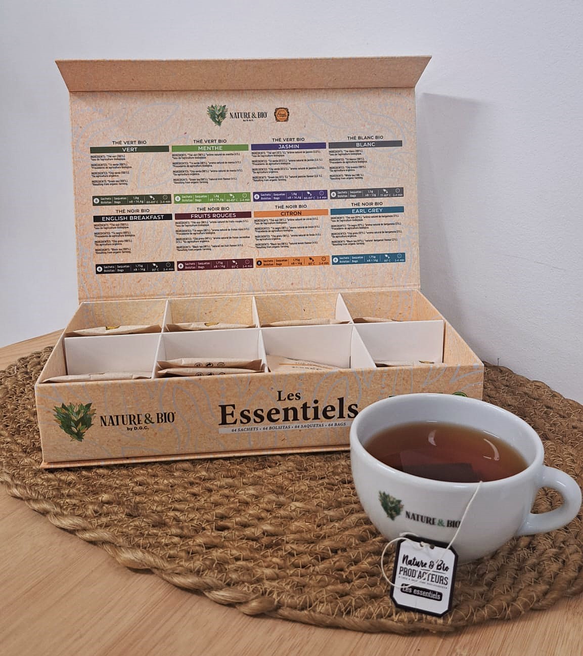 coffret de thé bio professionnel